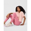 Nike Girls’ One Dri-FIT High-Waisted Leggings(Peony/White)