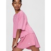 Nike Girls’ One Dri-FIT High-Waisted Skort – Skirt Shorts(Peony/White)