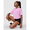 Nike Girls’ One Dri-FIT High-Waisted Woven Training Shorts(Black/White)
