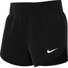 Nike Girls’ One Dri-FIT High-Waisted Woven Training Shorts(Black/White)