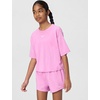 Nike Girls’ One Dri-FIT High-Waisted Woven Training Shorts(Light Magenta/White)