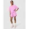Nike Girls’ One Dri-FIT High-Waisted Woven Training Shorts(Light Magenta/White)