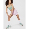 Nike Girls’ One Dri-FIT High-Waisted Woven Training Shorts(Med Soft Pink/White)