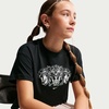 Nike Girls’ Sportswear Boxy Bear T-Shirt(Black/(Aop))