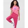 Nike Girls’ Sportswear Boxy Bear T-Shirt(Peony)
