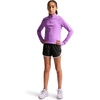 Nike Girls’ Tempo Dri-FIT Running Shorts(Black/Pink Rise/White/White)