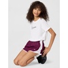 Nike Girls’ Tempo Dri-FIT Running Shorts(Bordeaux/White/White/White)
