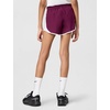 Nike Girls’ Tempo Dri-FIT Running Shorts(Bordeaux/White/White/White)