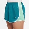 Nike Girls’ Tempo Dri-FIT Running Shorts(Energy/Arctic Green/White/White)