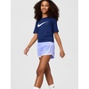 Nike Girls’ Tempo Dri-FIT Running Shorts(Light Thistle/Light Thistle/White/White)