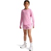 Nike Girls’ Tempo Dri-FIT Running Shorts(Pink Rise/Playful Pink/White/White)