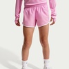 Nike Girls’ Tempo Dri-FIT Running Shorts(Pink Rise/Playful Pink/White/White)