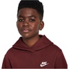 Nike Kids’ Sportswear Club Fleece Pullover Hoodie(Dark Team Red/White)