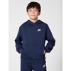 Nike Kids’ Sportswear Club Fleece Pullover Hoodie(Midnight Navy/White)