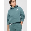 Nike Kids’ Sportswear Club Fleece Pullover Hoodie(Mineral Slate/White)