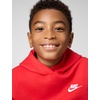 Nike Kids’ Sportswear Club Fleece Pullover Hoodie(University Red/White)