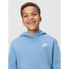 Nike Kids’ Sportswear Club Fleece Pullover Hoodie(Work Blue/White)