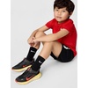 Nike Kids’ Stellar Ride Running Shoes | Road Running Shoes(Black/Bright Crimson/Medium Ash)