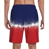 Nike Men’s Breaker 9″ Brief-Lined Volley Short(Blue/Red)