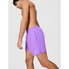 Nike Men’s Nike Swim Breaker Essential 5″ Brief-Lined Volley Short(Bright Violet)