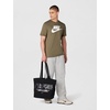 Nike Unisex Adult Classics Heritage 2.0 Tote Bag (22L) | Mens and Womens(Black/Black/Mtlc Cool Grey)