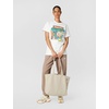 Nike Unisex Adult Classics Heritage 2.0 Tote Bag (22L) | Mens and Womens(Oatmeal/Volt/Black)