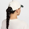 Nike Unisex Adult Club Unstructured Just Do It Cap Hat | Mens and Womens(Sail/Camo Green/Camo Green)