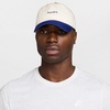 Nike Unisex Adult Club Unstructured Just Do It Cap Hat | Mens and Womens(Sail/Old Royal/Old Royal)