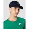 Nike Unisex Adult Club Unstructured Just Do It Cap Hat | Mens and Womens(White/Black)