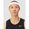 Nike Unisex Adult Dri-FIT Swoosh Headband(White/silver)