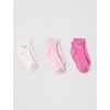 Nike Unisex Adult Everyday Cushioned Training Ankle Socks (3-Pack) | Mens and Womens(Pink/Sail/Pink Foam)