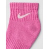 Nike Unisex Adult Everyday Cushioned Training Ankle Socks (3-Pack) | Mens and Womens(Pink/Sail/Pink Foam)
