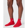 Nike Unisex Adult Everyday Cushioned Training Ankle Socks (3-Pack) | Mens and Womens(Red/White/Deep Royal Blue)