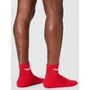 Nike Unisex Adult Everyday Cushioned Training Ankle Socks (3-Pack) | Mens and Womens(Red/White/Deep Royal Blue)