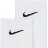 Nike Unisex Adult Everyday Cushioned Training Crew Socks (3-Pack) | Mens and Womens(לבן/שחור)