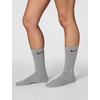 Nike Unisex Adult Everyday Cushioned Training Crew Socks (3-Pack) | Mens and Womens(Carbon Heather/Black)