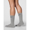 Nike Unisex Adult Everyday Cushioned Training Crew Socks (3-Pack) | Mens and Womens(Carbon Heather/Black)