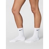 Nike Unisex Adult Everyday Cushioned Training Crew Socks (3-Pack) | Mens and Womens(White/Black)