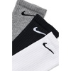 Nike Unisex Adult Everyday Cushioned Training Crew Socks (6-Pack) | Mens and Womens(Multicolor)