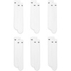 Nike Unisex Adult Everyday Cushioned Training Crew Socks (6-Pack) | Mens and Womens(White/Black)