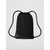 Nike Unisex Adult Gameday Brasilia X Drawstring Bag Backpack (18L) | Mens and Womens(Black/Black/White)