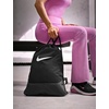 Nike Unisex Adult Gameday Brasilia X Drawstring Bag Backpack (18L) | Mens and Womens(Black/Black/White)