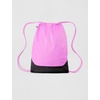 Nike Unisex Adult Gameday Brasilia X Drawstring Bag Backpack (18L) | Mens and Womens(Light Magenta/Black/Black)