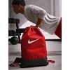 Nike Unisex Adult Gameday Brasilia X Drawstring Bag Backpack (18L) | Mens and Womens(University Red/Black/White)