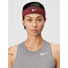 Nike Unisex Adult Swoosh Classic Headband(Dark team red/white)