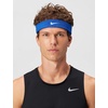 Nike Unisex Adult Swoosh Classic Headband(Game royal/white)