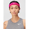 Nike Unisex Adult Swoosh Classic Headband(Vivid pink/white)