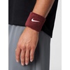 Nike Unisex Adult Swoosh Classic Wristband 2 Pack(Dark team red/white)