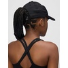 Nike Unisex Big Kids’ Club Dri-FIT Unstructured Metal Swoosh Cap Hat | Boys and Girls(Black/Metallic Silver)