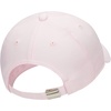 Nike Unisex Big Kids’ Club Dri-FIT Unstructured Metal Swoosh Cap Hat | Boys and Girls(Pink Foam/Metallic Silver)